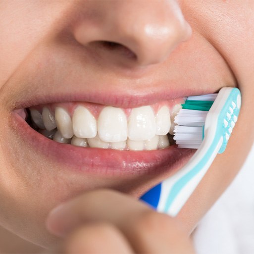 One of the benefits of cosmetic dental bonding is that you can care for your teeth the same way you did before treatment