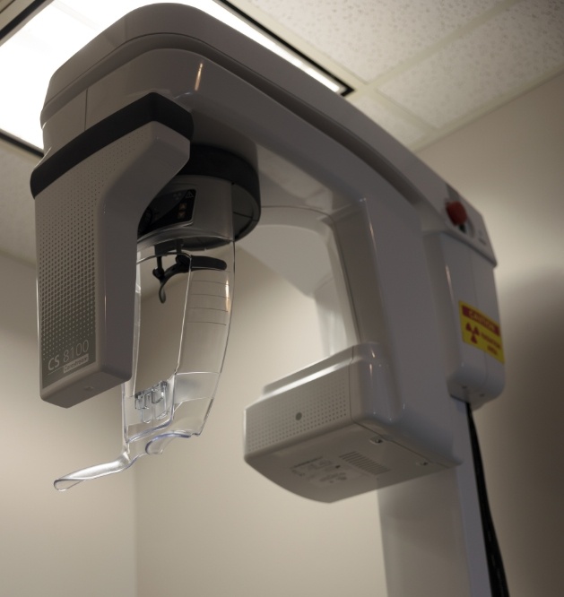 3 D C T cone beam digital x-ray scanner