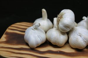 Garlic used to treat toothaches.
